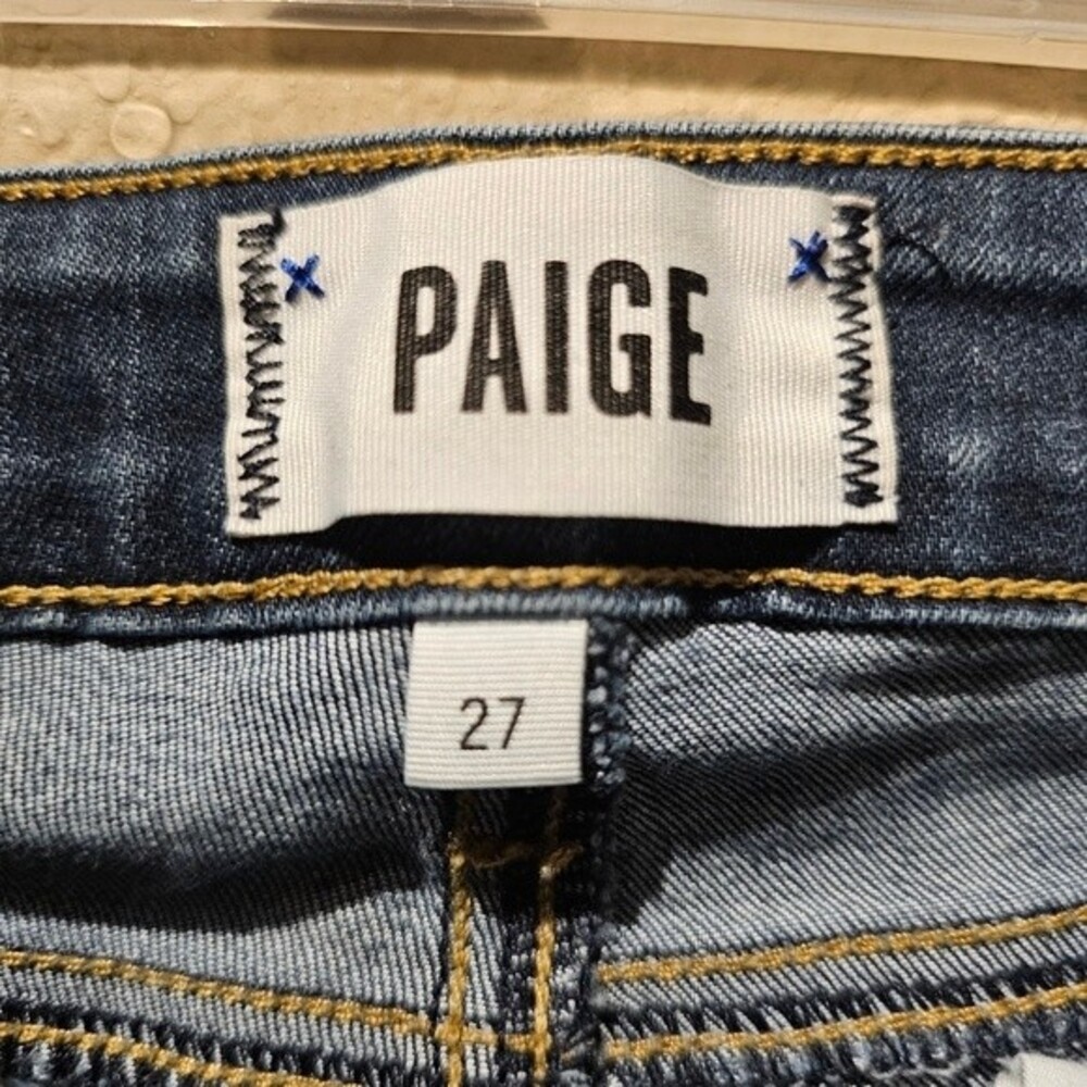 Paige Verdugo Ankle Jeans Distressed Size 27 - Picture 2 of 8